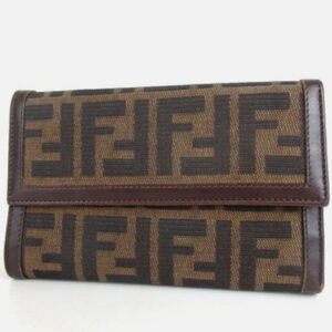 Fendi  Wallet in Brown and Black